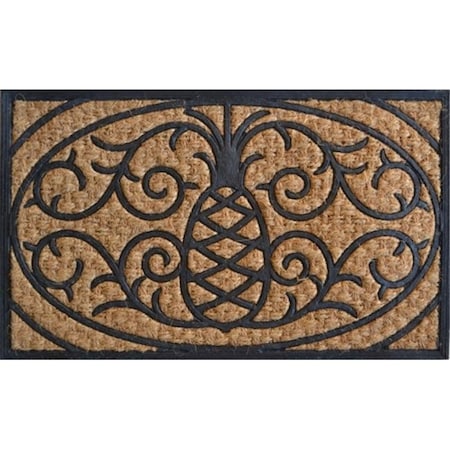 Imports Decor Inc Imports Decor 409NBRCM Pineapple Design Door Mat 409NBRCM